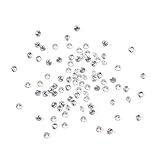 Fashewelry 1000Pcs Crystal Clear Cubic Zirconia Faceted Rhinestone Cabochons 1mm Mini Pointed Back Diamante Gems Beads No Hole for Nail Art Craft Replacing Jewelry