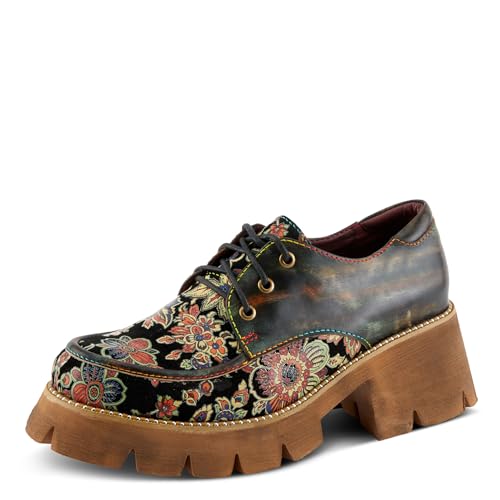 Spring Step L'Artiste Lugged Women's Platform Bootie - Chunky Sole, Edgy Rivet Accents, Fashionable & Comfortable