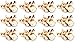 Wildlife Tree 12 Pack Giraffe Mini 4 Inch Small Stuffed Animals, Bulk Bundle Zoo Animal Toys, Jungle Safari Party Favors for Kids