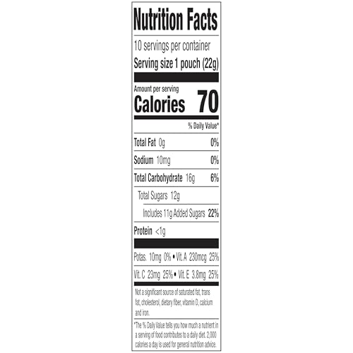 Funables Fruity Snacks, Mixed Berry Fruit Flavored Snacks, 0.8 Ounce Pouches (Pack of 10)