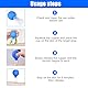 Asfrode Facial Cupping Set, 4 x Schröpfgläser mit Saugball Gesichts Vakuum Saug Massage Hals Kopf für Körperstelle Straffe Haut Faltenminderung Entgiftung Anregung Lymphfluss (Blau)
