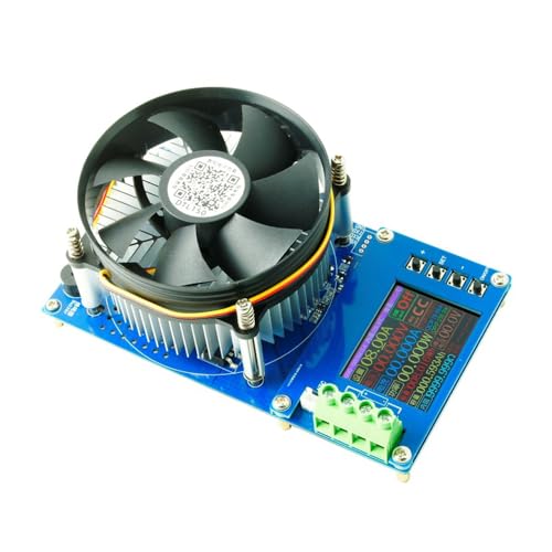 Weytoll 150W 電子負荷テスター 1.77 TFT カラー 4線式デジタル 高精度抵抗電圧電流計 調整可能な 定電流 電子負荷 (20A)