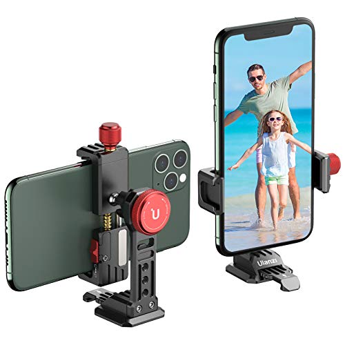 Soporte para tr�pode Ulanzi ST-14 de metal para tel�fono m�vil, adaptador de tr�pode de mesa para iPhone 11/11 Pro / 11 Pro Max/X/XS/Xs