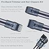 Beard Trimmer Men Hair Clippers, Precise Adjustable Dial 20 Settings, 5-in-1 Cordless Hair Trimmer, Electric Razors for Men for Nose and Body Trimmer, IPX7 Waterproof with USB-C Rechargeable Dock #2