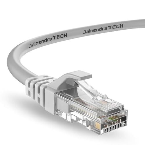 Image of Cat6 LAN Cable 1 m (3.3 ft) | 24AWG High-Speed Ethernet Patch Cord | RJ45 Connectors | Network Cable for Router, PC, Switch, CCTV, WiFi Modem