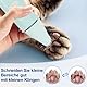 Dufuso Leise Schermaschine Katze Set, 4 in 1 Haarschneidemaschine Mit LED-Licht, Profi Pfotentrimmer Für Hunde, Für Große Kleine Katzen Hunde, Für Pfoten, Augen, Ohren, Gesicht, Körpe (Grün)