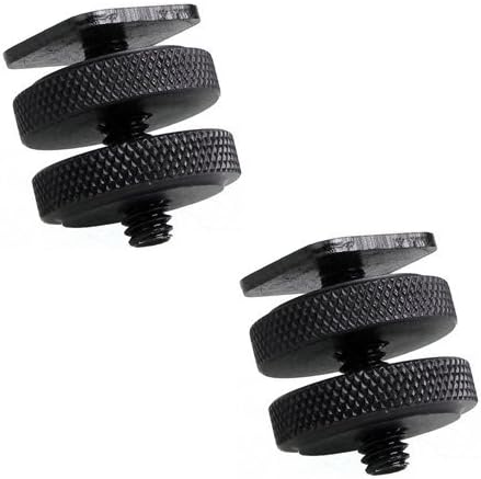 Phot R 1 4 Aluminium Dual Nuts Tripod Mount Screw To Flash Digital Camera Hot Shoe Adapter Amazon Co Uk Electronics Photo