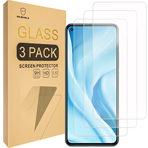 Mr.Shield [3-Pack] Designed For Xiaomi 11 Lite 5G NE/Xiaomi Mi 11 Lite [Tempered Glass] [Japan Glass with 9H Hardness] Screen Protector with Lifetime Replacement