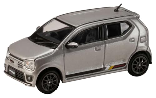 1/64 Suzuki Alto Works HA36S Acier Argent Métallisé modèle réduit automobile