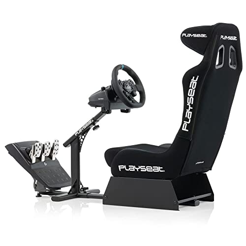 Image of Playseat Evolution Pro Sim Racing Cockpit | Comfortable Racing Simulator Cockpit | Easily Adjustable | Compatible with All Steering Wheels & Pedals on the Market | Supports PC & Console |Actifit