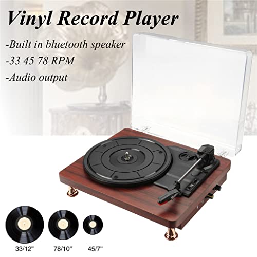 Lecteur de Musique Platine Vinyle Tourne-Disque Haut-parleurs Bluetooth Lecteur de phonographe Vintage Gramophone pour… - Les Beatles, Paul McCartney, John Lennon, RIngo Starr, George Harrison Lecteur de Musique Platine Vinyle Tourne-Disque Haut-parleurs Bluetooth Lecteur de phonographe Vintage Gramophone pour… – Image 4