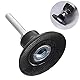 Saipor 3 Stück Disc Pad Halter Schleifteller Roll Lock-Scheiben Halter 1/4 Zoll (6,35 mm) Schaft Universal Quick Ersatz für Roloc Runde Drehwerkzeug Schleifen Polieren Conditioning Discs