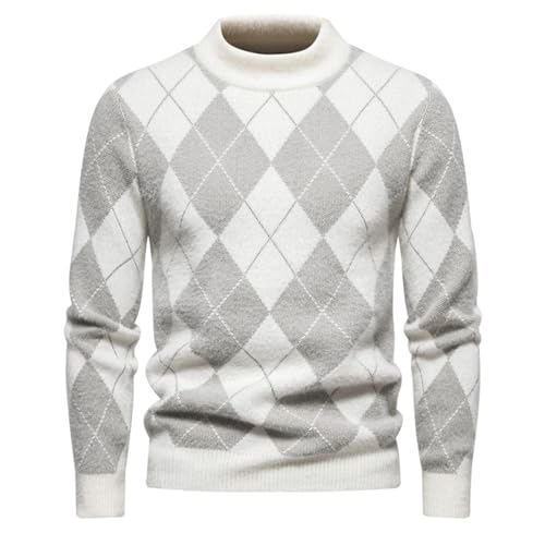 Mens Casual Slim Fit Sweaters V Neck Soft Lightweight Breathable Pullover Long Sleeve Tops
