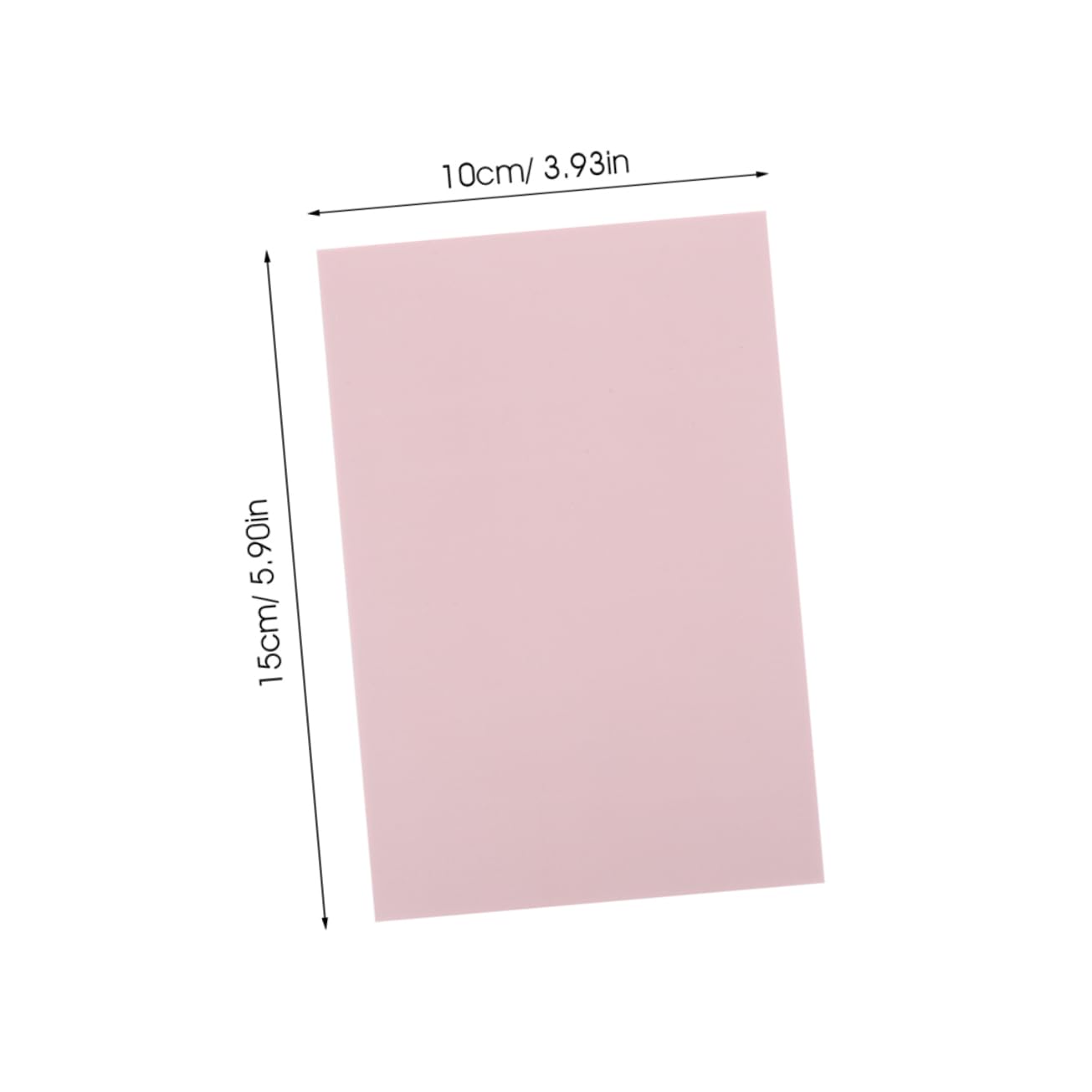 Selbstgemacht Gummistempelziegel aus Tpr, Rosa, 5 Stück für Handgravur