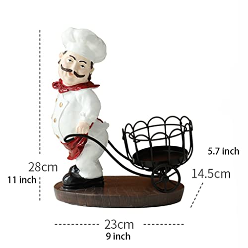 Soporte para botellas de vino decorativo de resina y hierro miniatura 2