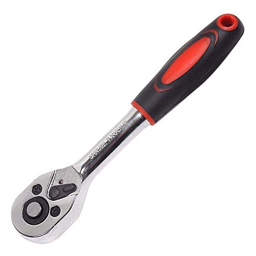 Image of Red 46 in 1 Pcs Tool Kit for Home Use Spanner Set Socket Set Purpose Combination Socket Set Case Precision Screw Driver Tool Box Reversible Ratchet Spanner | Red N Black Colour