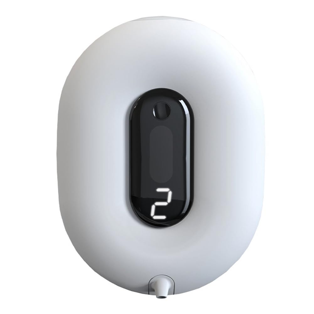 CTRLZS Hand Soap Dispenser Wall Hanging Type White ABS Timing Function Household Accessories