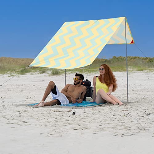 Red Suricata RA-RSO-TPSHADE-PL-AL Teepee Beach Tent & Beach Canopy For 1-2 Persons, Upf50 Sun Beach Shade thumb #1