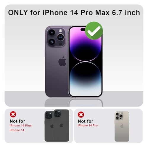 Yeddabox for iPhone 14 Pro Max Case Cute Striped Phone Case Soft TPU Slim Shockproof Phone Cover for Women Girls, Red and Pink - image 2