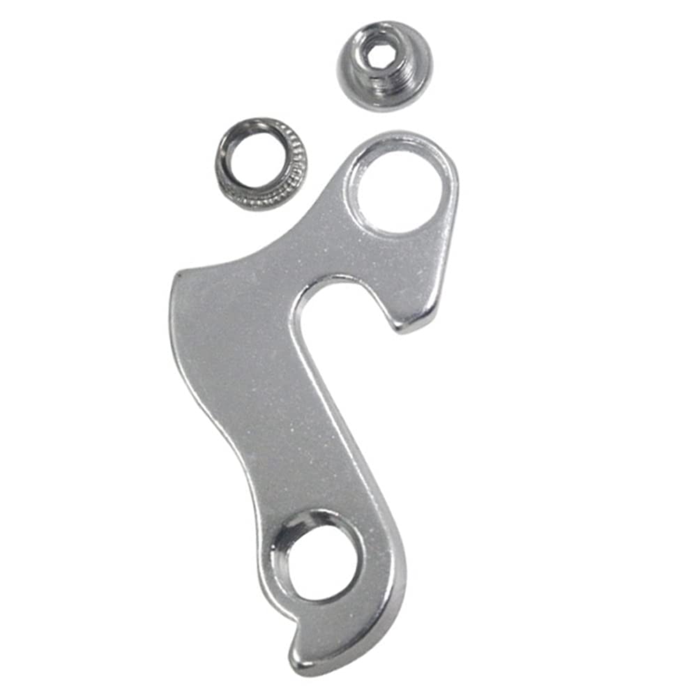 Cintre de dérailleur arrière en alliage d'aluminium pour vélo – Support de cadre pour vélo compatible avec les séries Trek Road et Mountain, comprend des vis, argenté