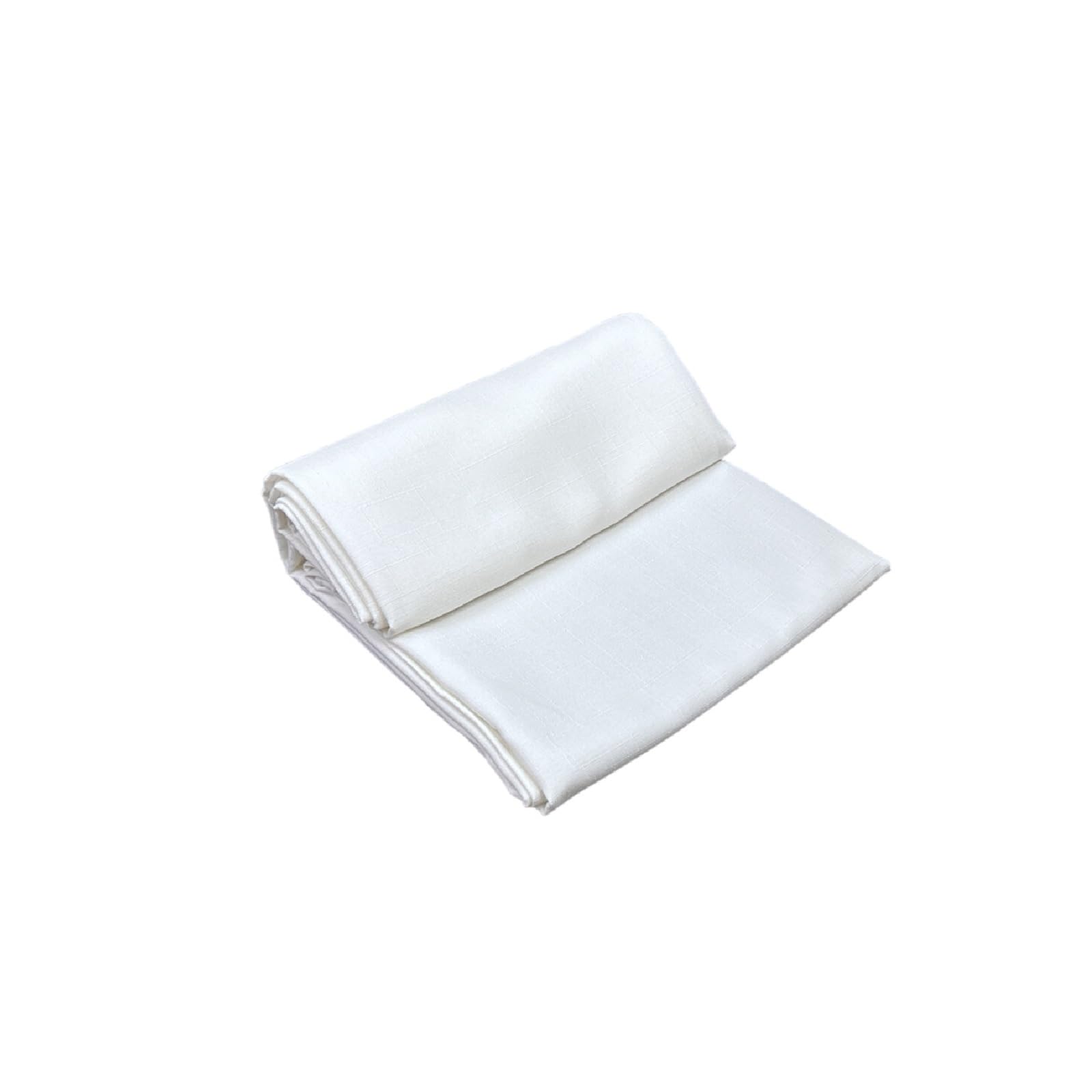 Maison sucrée Mantel liso sobre tejido Korin antimanchas, Cubre Mesa, Hule para Mesa, fabricado en Italia (cm. 155 x 225 cm, blanco 01