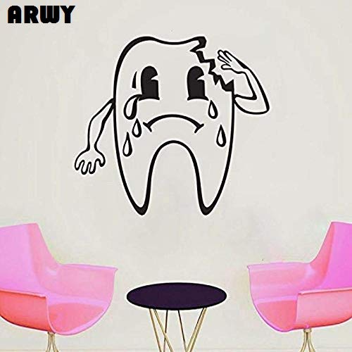 Dental Wall Stickers for Clinic Dental Clinic Quote Wall Decal Dentist Smile Dental Wall Stickers Teeth Clinic Removable Tooth Decor Home & Kitchen Standard Size-image-20