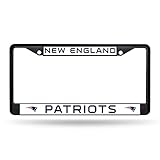 NFL New England Patriots Standard Chrome License Plate Frame