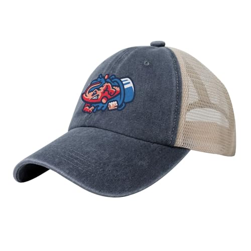 Gorra de béisbol vintage con malla y ajuste metálico miniatura 1