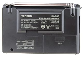 TECSUN PL-380 DSP FM stereo. MW. SW. LW. World Band PLL Radio Receiver, LCD Display, ETM Function Added
