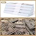 Germiwipe Money Bands for Cash, Self-Adhesive Currency Straps, Cash Bands,Bill Wrappers to Organize Cash-Money Straps for Bills, (Blank White-120 Pcs)