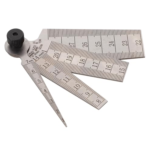 VILLFUL 4pcs Gap Gauge Feeler Gauges Fail Gauge Thickness Gauge Tool for Measuring Gap Width Gaps Gauge Width Measuring Tool Thickness Measuring Tool Gap Measuring Tool Stainless Steel