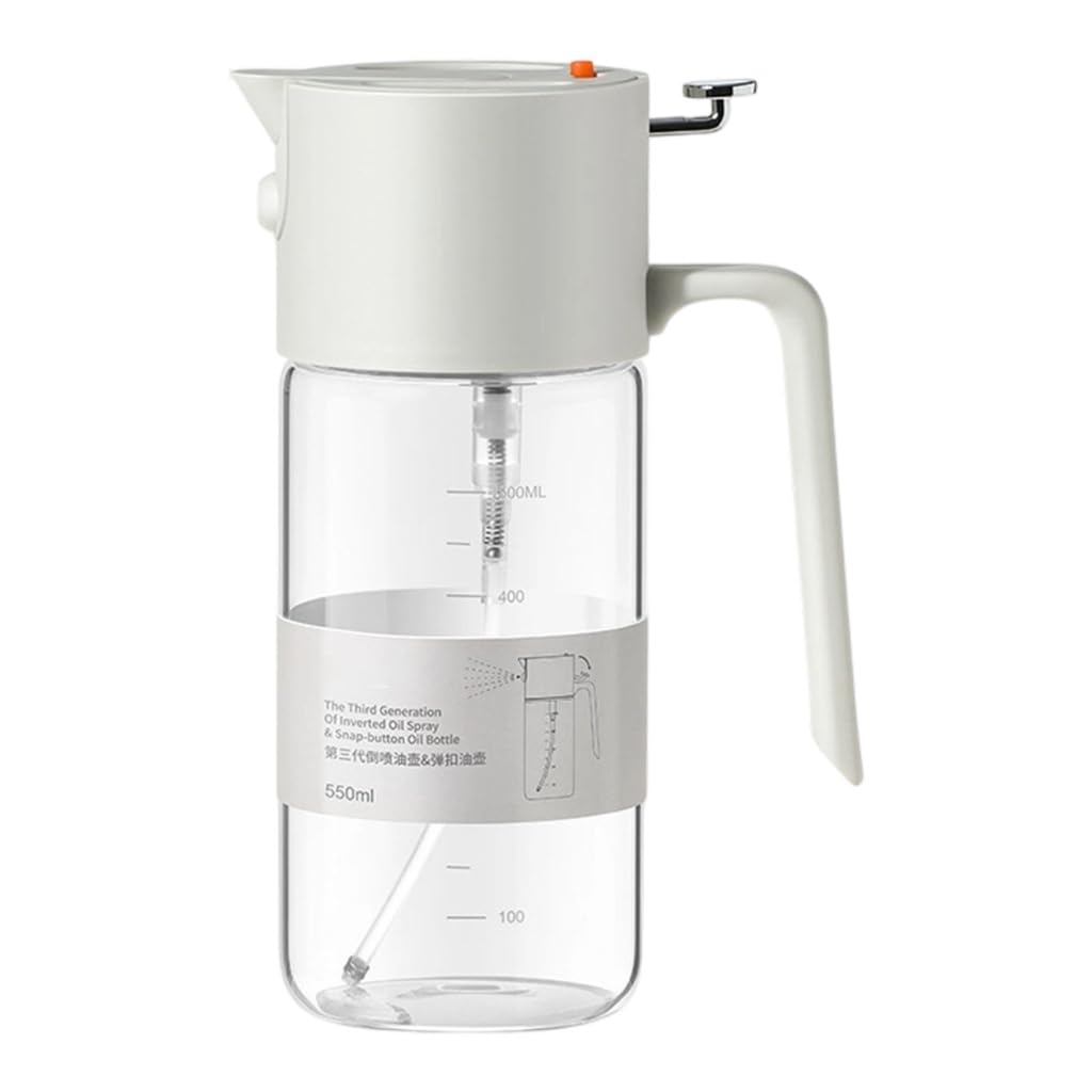 Pulvérisateur d'huile de qualité alimentaire 550 ml pour la maison, la cuisson, la friture, les accessoires de cuisine