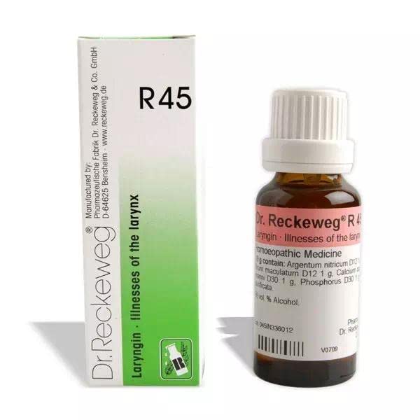 DR RECKEWEG R 45 IINESSES LARYNX 22 ML RECKEWEG (B0BM9X8WSH) Amazon Price History, Amazon Price Tracker