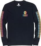 Element Herren Longsleeve Drop Ls (Flint Black), Größe:S