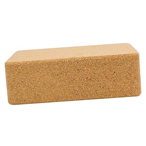 ifundom Natural Oak Yoga Block High Density Cork Brick for Fitness Training Dance Exercises and Lightweight Portable for Beginners Skid Resistance