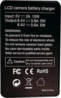 Image of Power Smart LP-E6 LP-E6N LP-E6NH Dual LCD USB Fast Charger for Canon OS 5D Mark III, 5D Mark IV, 6D, 6D Mark II, 70D, 7D Mark II, 80D, 90D | EOS R,R5, R6, Ra | XC10, XC15 Camera Battery Charger