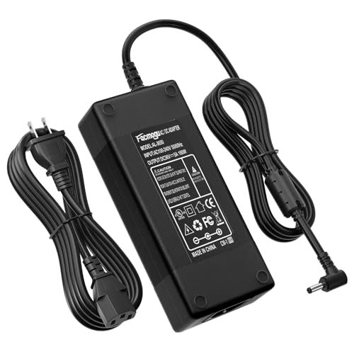 Image of Facmogu 36V 5A Power Supply Adapter, 180W AC 100V~240V to DC 36 Volt 5A Converter Transformer with Barrel Connector 5.5x2.5mm & 5.5x2.1mm, AC /DC Power Converter Desktop Adpater for Home Audio Amp