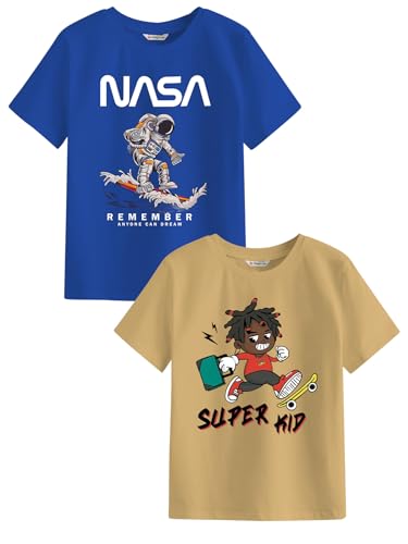 Image of Dagcros Half Sleeve Round Neck Cotton Tshirt for Boys