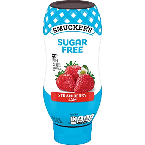 Smucker’s Sugar Free Strawberry Squeezable Jam, 16.5 Ounce