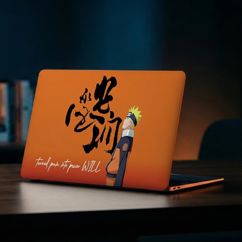 Image of NoWorries Laptop Skin for 15.6 & 14 Inch Laptop | Motivational, Superhero, Sports & Graphic Design Laptop Sticker Wrap | Premium Vinyl Laptop Cover (Naruto, 15 x10inches)