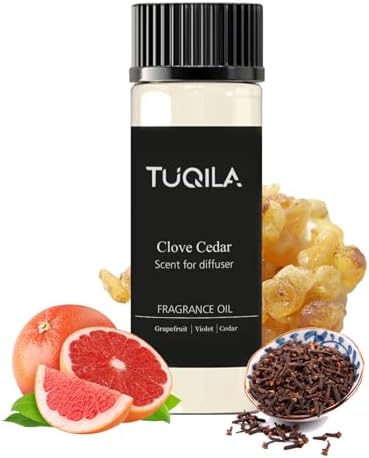 Hotel Waterless Diffuser Oil Clove Cedar 20ML Sampler, Essential Scent Oil Usage Cold Air Waterless Diffuser, Luxury Scents Oils Fragrance for Home