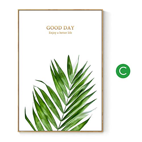 Affiche de bureau fleurs blanches et feuilles impression sur toile premium - 2
