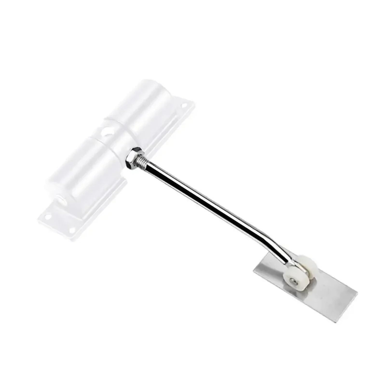 Forvexilla White Alloy Adjustable Automatic Household Door Closer