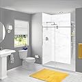 Transolid TWKE603696-KI58G Titan 60-in x 36-in x 96-in Eco Shower Wall Kit, Summit (Glossy)