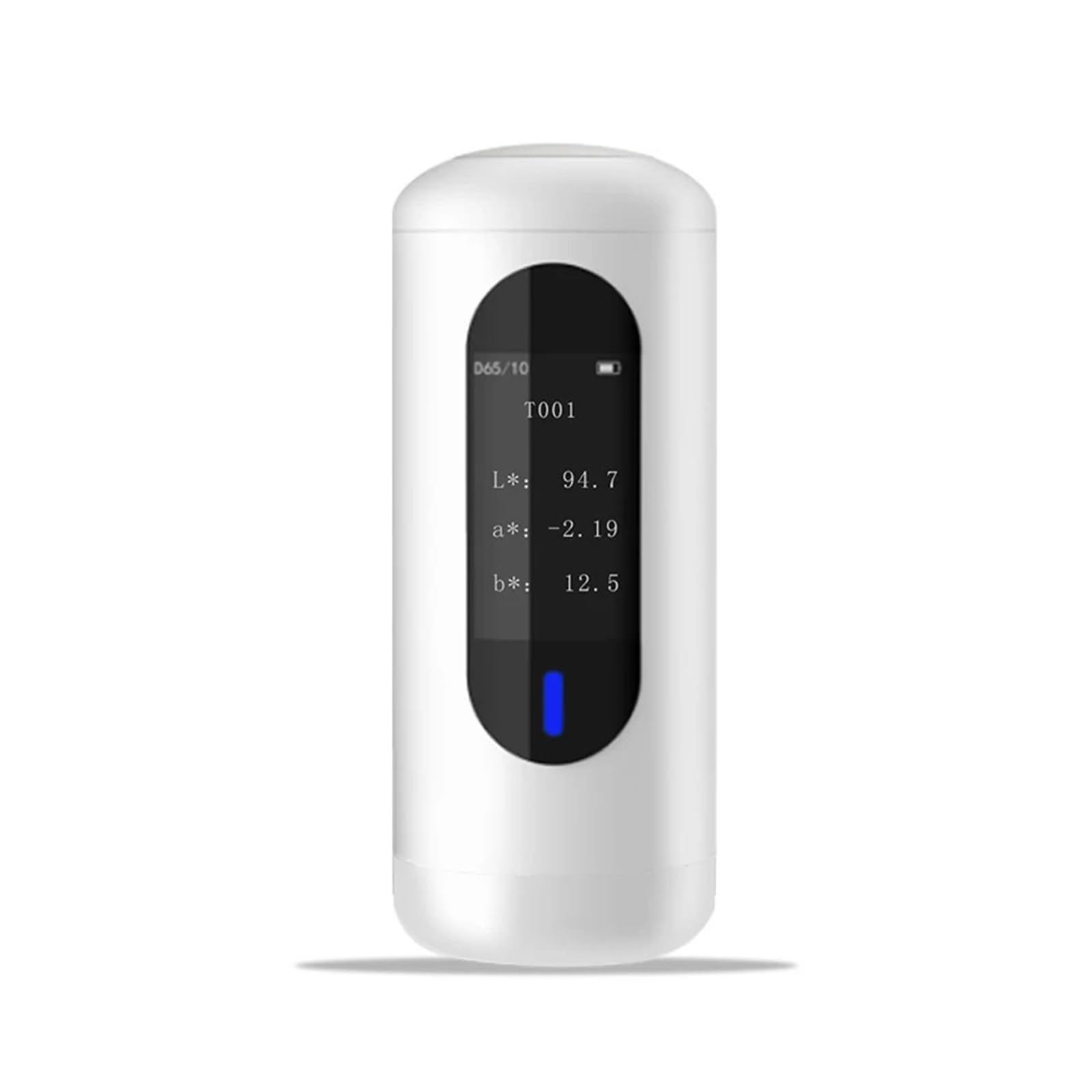 Colorimetro, analizzatore di colore portatile, oltre 30 indici, come RGB, Lab, for la corrispondenza dei colori, misurazione della differenza di colore Ottieni dati colore(White)