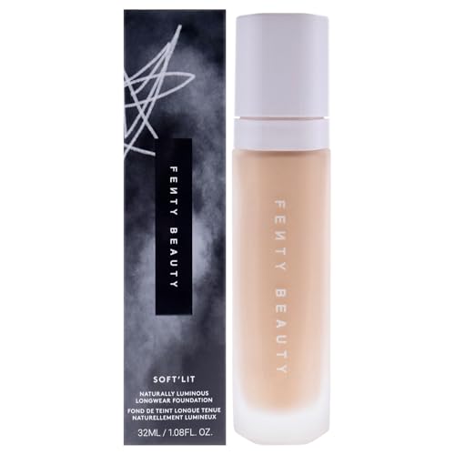 Soft Lit Naturally Luminous Longwear Foundation - 225 Light Medium Neutral Olive by Fenty Beauty for Women - 1.08 oz Foundation