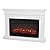 Real Flame Beau Electric Fireplace, White