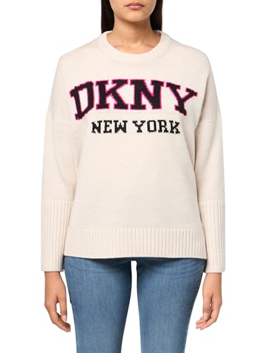 Image of DKNY Women's Logo Longsleeve Warm Comfortable Sweater