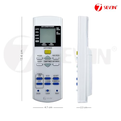 Image of 7SEVEN Compatible for Panasonic AC Remote Original 29t Model 1 1.5 2 Ton Split or Window Air Conditioner