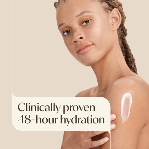 Image of Aveeno Daily Moisturizing Body Lotion for Normal to Dry Skin with Soothing Prebiotic Oat, Non Greasy, Non Comedogenic, Fragrance Free Body Lotion for Women & Men, 18 fl oz